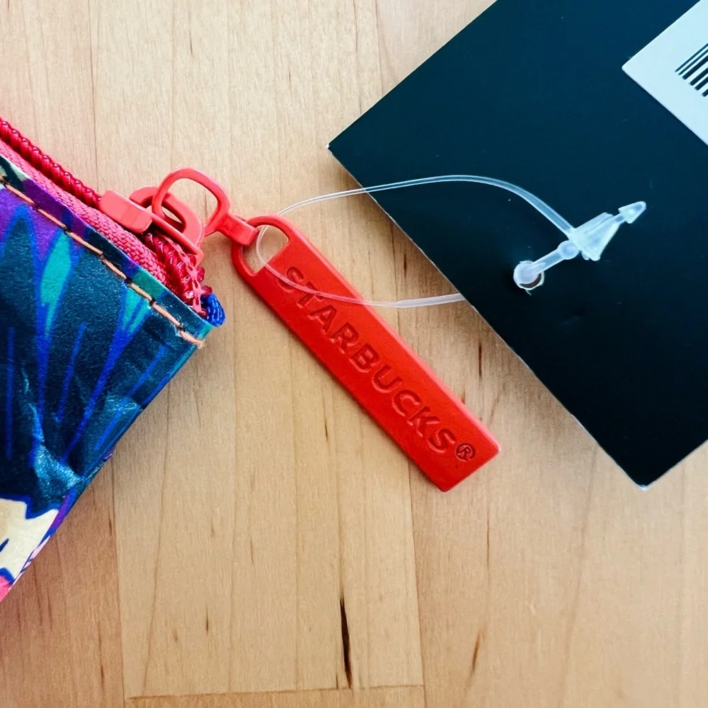 COPY - NEW Starbucks Tyvek Hawaii ALOHA Zippered Pouch * Hawaii Edition - Picture 4 of 7